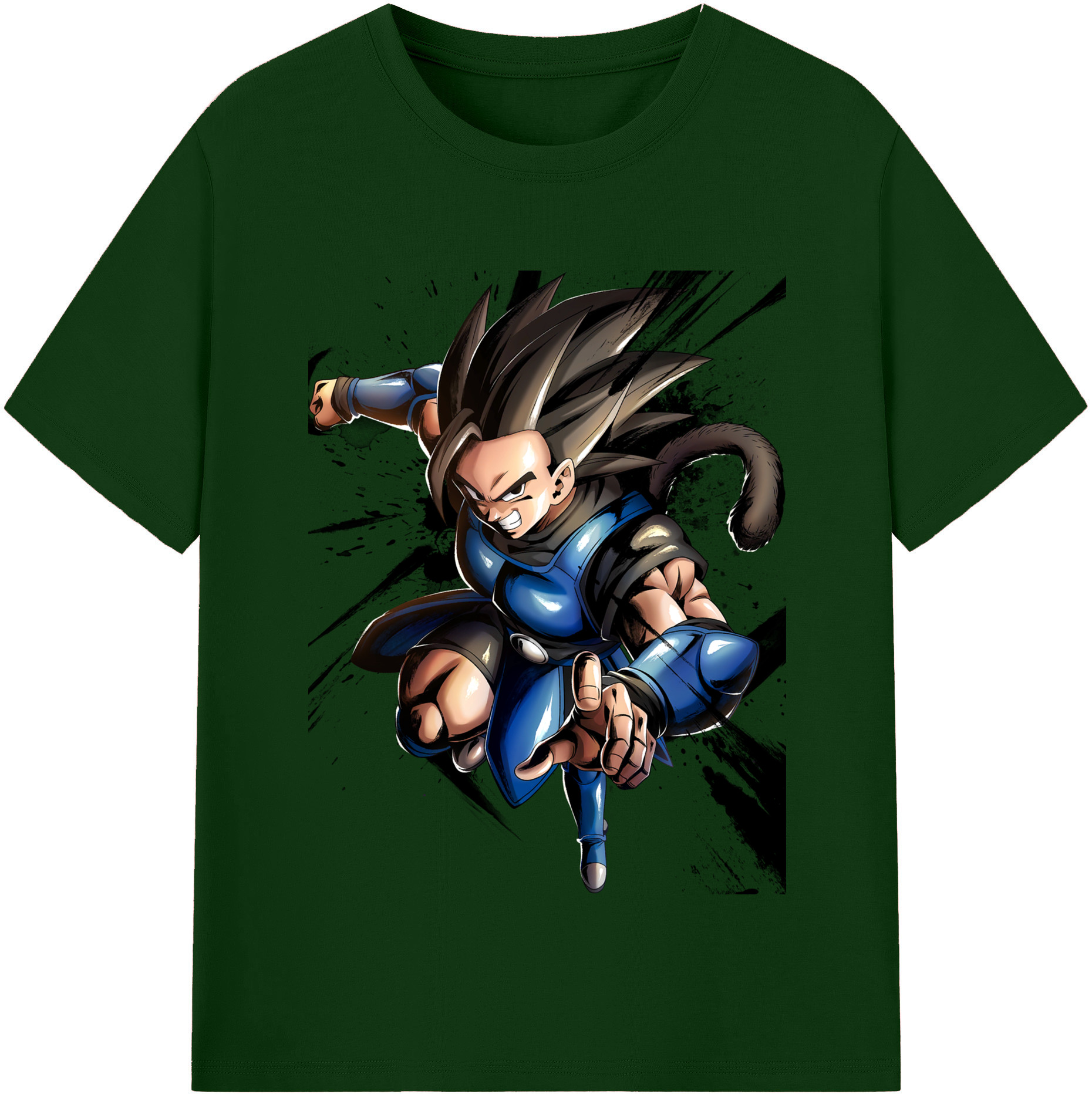 （画像用） ドラゴンボール ベジータ四世（Bejīta Yonsei）DRAGON BALL Vegeta IV 綿100％半袖Tシャツ（フロントプリント）